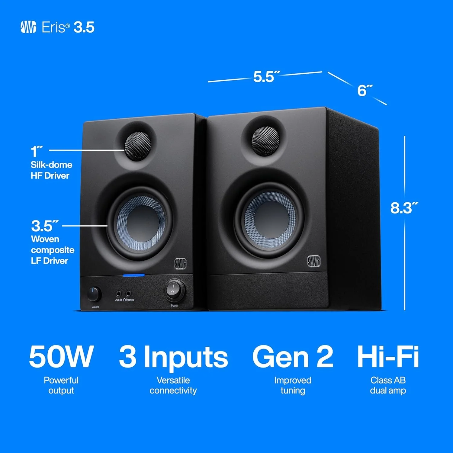 PreSonus Eris monitors