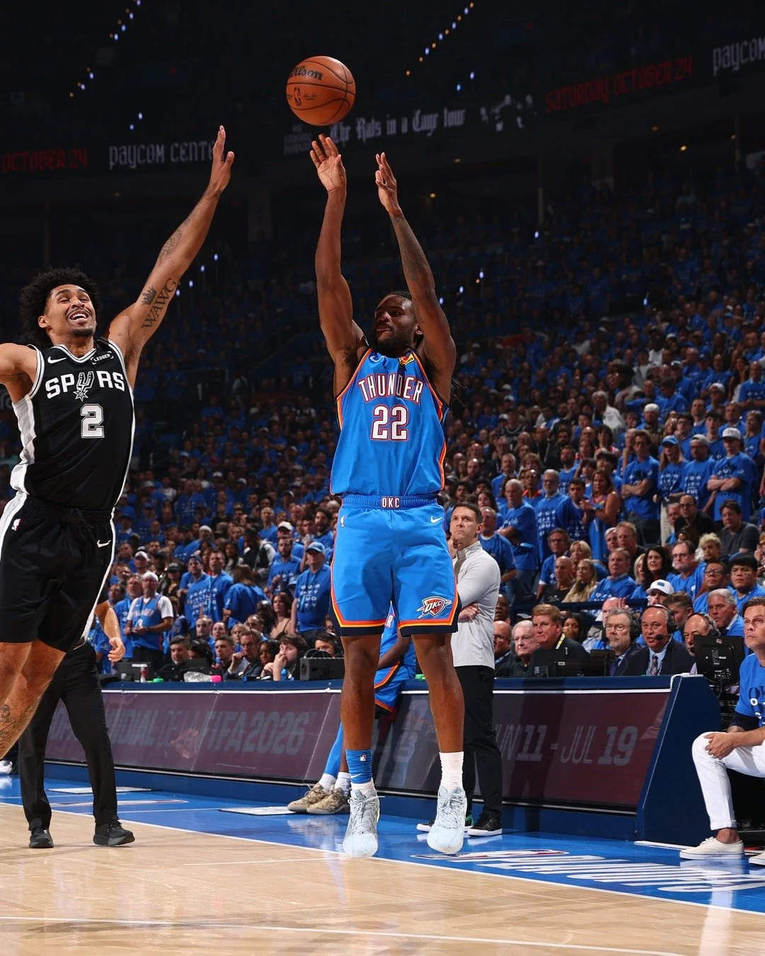Spurs Thunder most-watched Conference Final