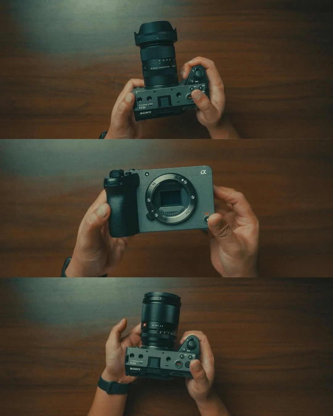 The Sony FX30 compact Cinema Line 