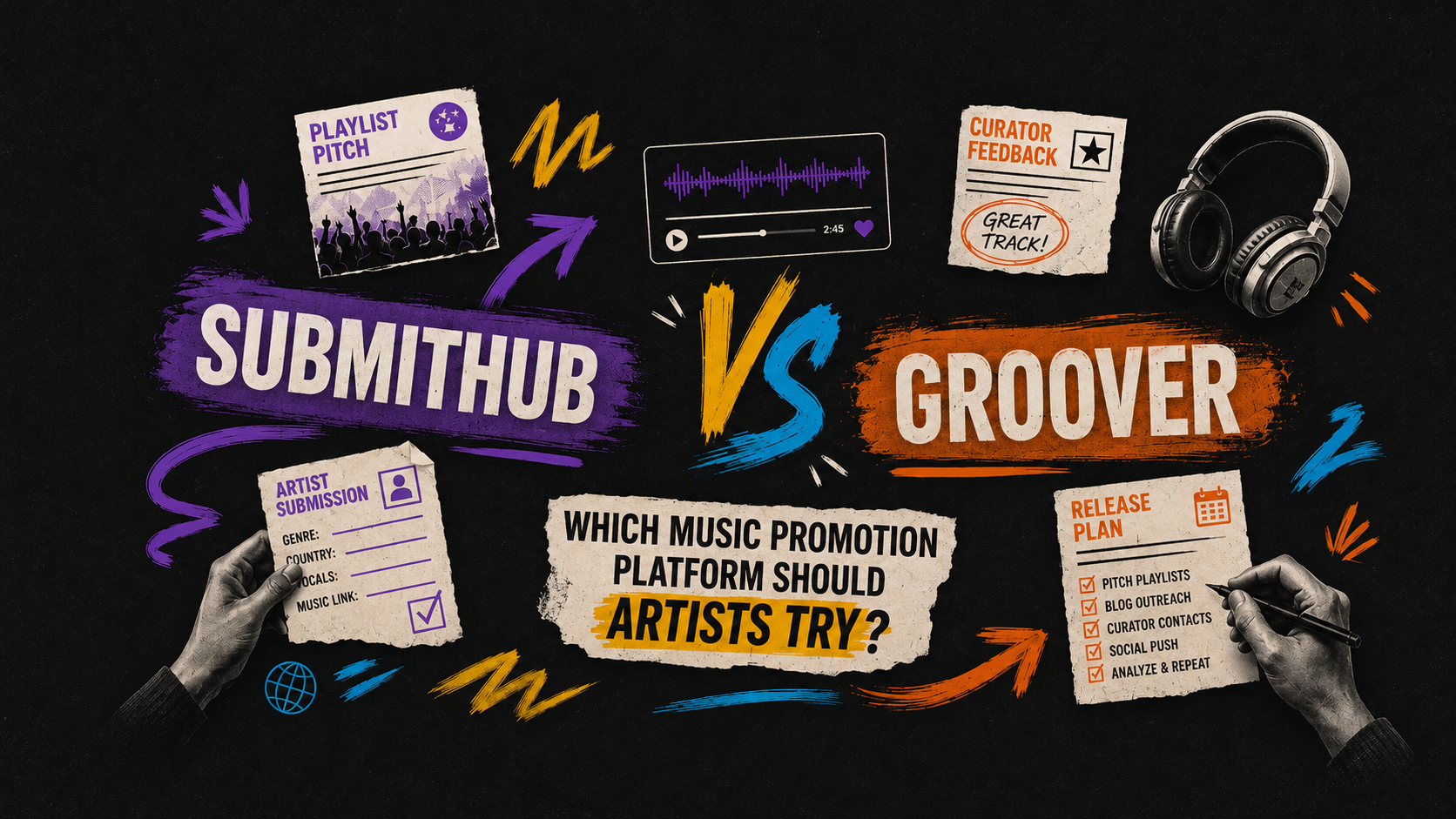 SubmitHub vs Groover: Which Music Promotion Platform Should Artists Try?