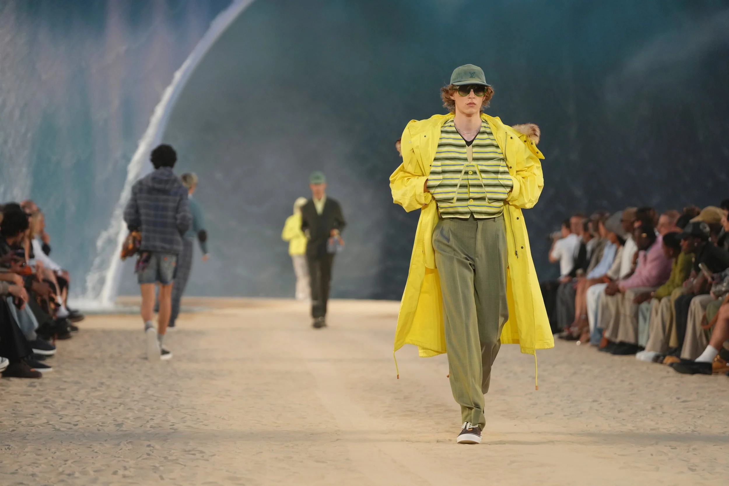 Louis Vuitton Defends Waterfall Runway Show as Paris Fashion Week Faces Record Heat