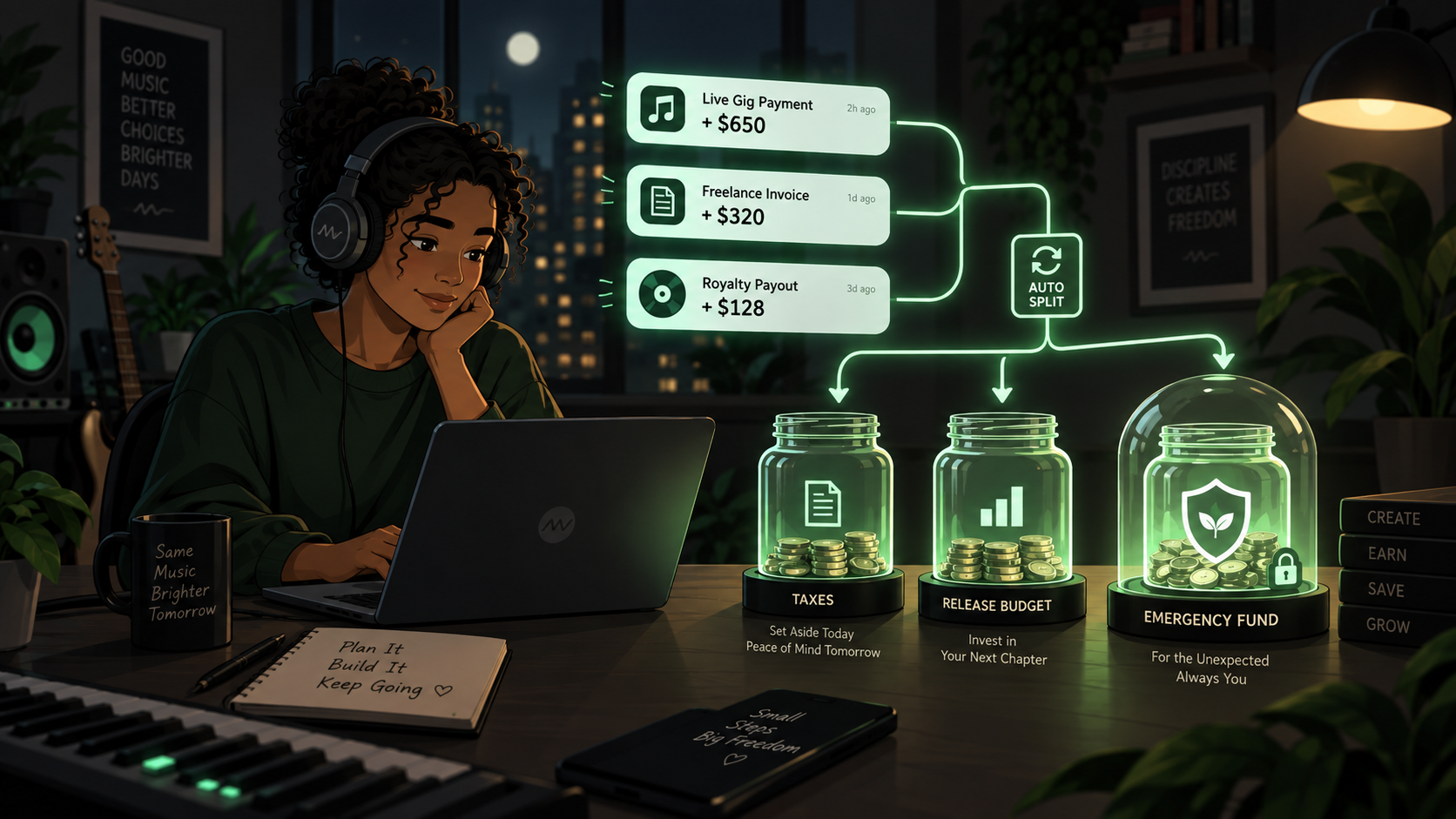 How to Build an Emergency Fund When Music Income Is Unpredictable