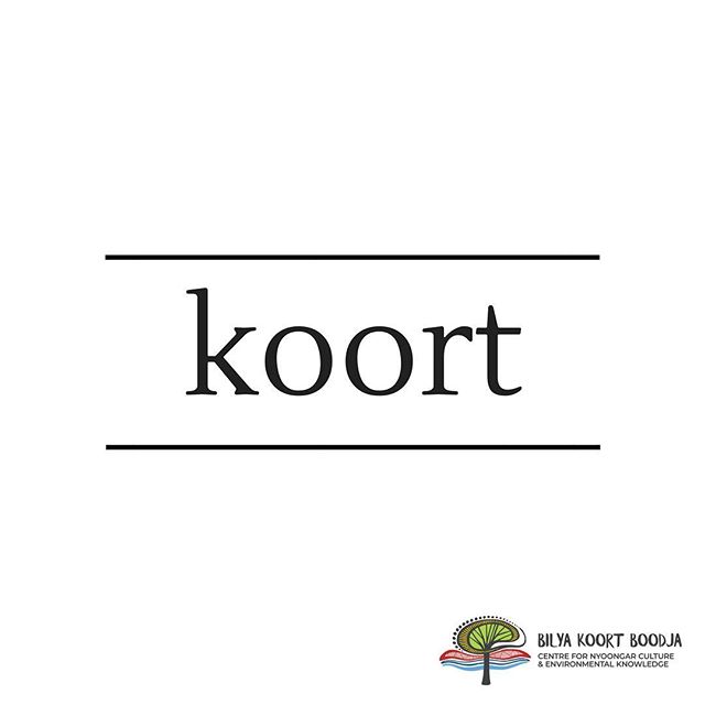 // Learn Nyoongar Language //
.
Koort - Heart ❤️
. 
#BilyaKoortBoodja 
#NyoongarCulture 
#Environmental 
#BKBCentre 
#Northam