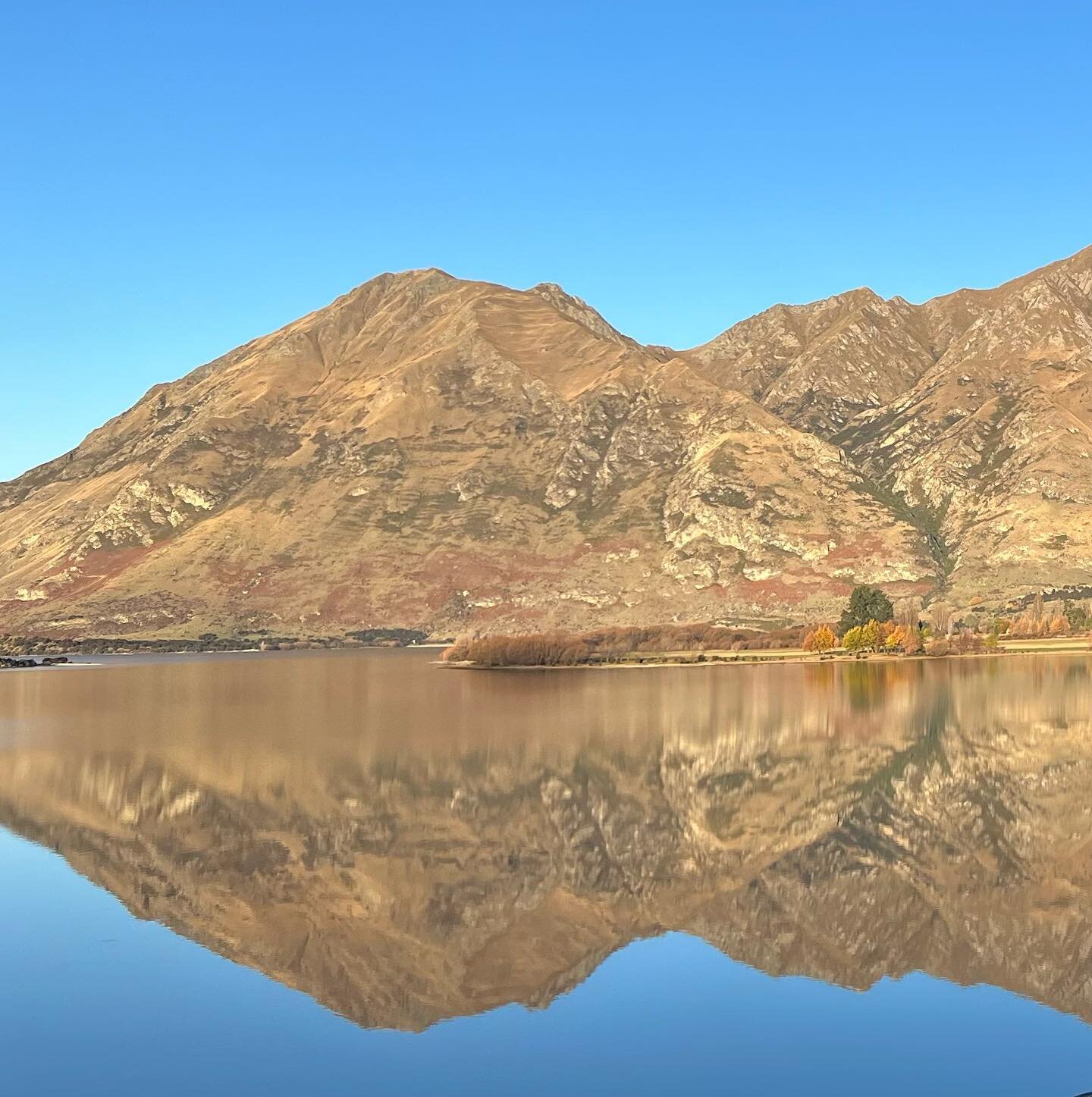 The calm before the storm&hellip; we&rsquo;re all hoping the snow report is right and we get a nice set up dump here in the Southern Lakes 🙏🏻❄️ #itookthephotoyesterday #dontjinxit #explorewanaka #lovewanaka #reflections #snowtours #beinspired