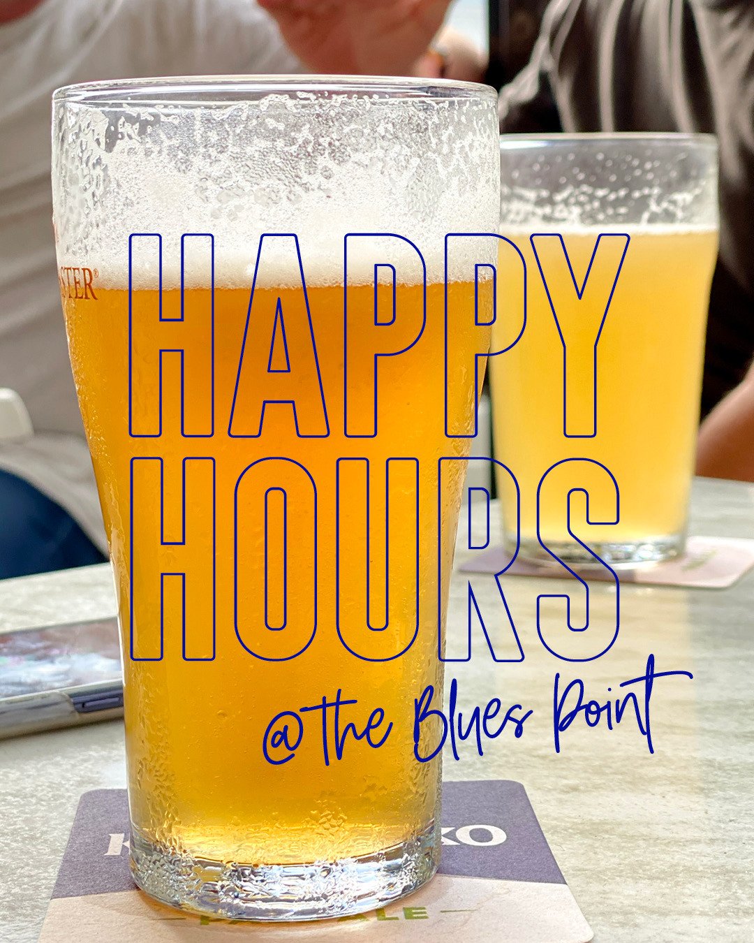Of course beer tastes better when it's on Happy Hour! 💙🙌🍺 Happy Hours from 4-6pm, Mon-Thur⁠
&bull; $6.50 house beer schooners⁠
&bull; $7.50 Stone &amp; Wood, Sapporo and Young Henry's Cider schooners⁠
&bull; $8.50 house wine⁠
#thelocalslocal #nopo