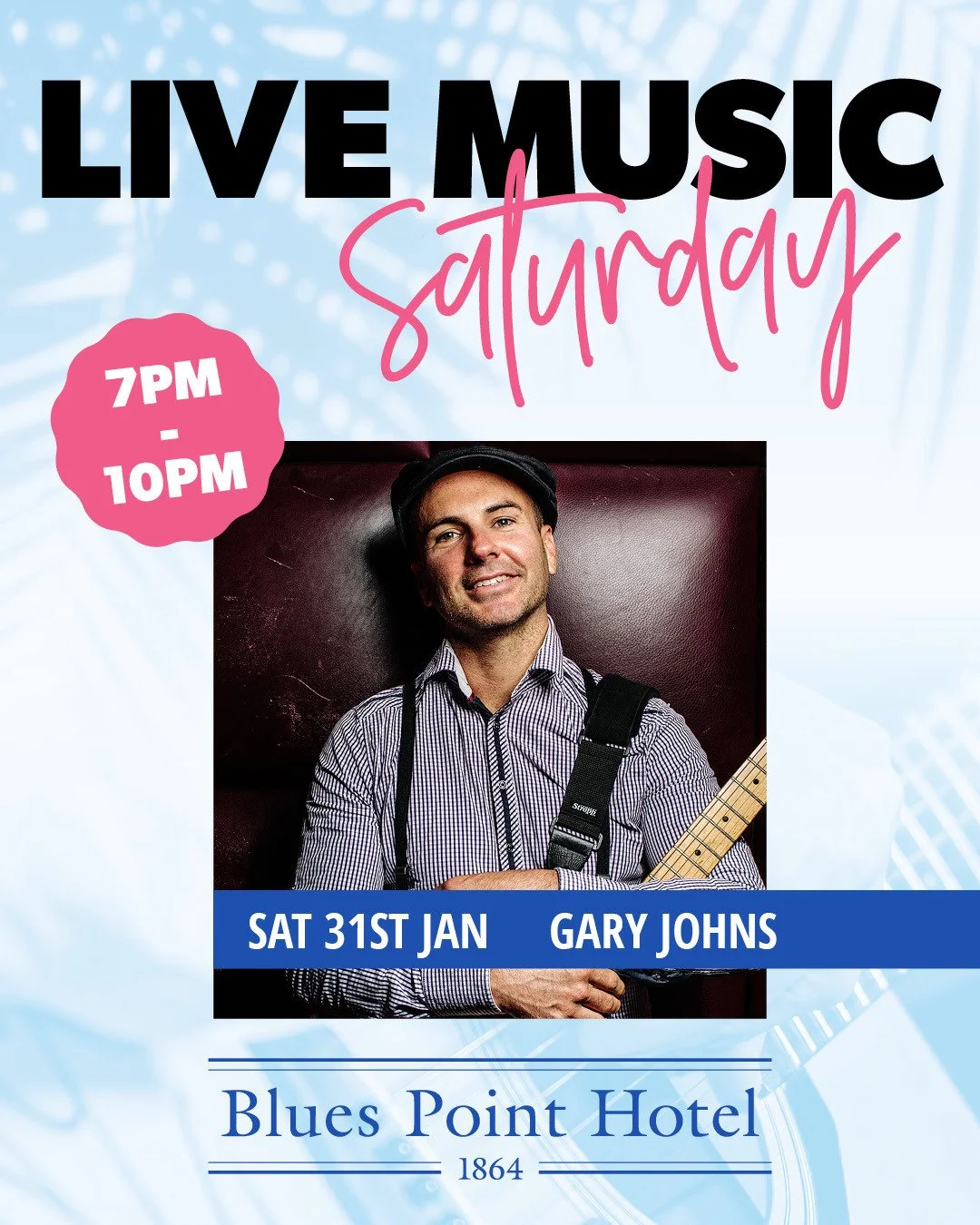DON'T MISS! 👏We're so pleased to welcome back Gary Johns playing tonight 7-10pm. Gary is one of Sydney's most versatile and experienced performers and boasts one of the biggest and most diverse song-lists - and he's always happy to take requests!!! 