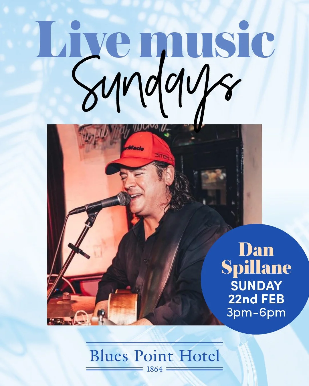 🍺🎤 Enjoy a cruisey Sunday arvo with friends and the incredible Dan Spillane playing live in the front bar from 3-6pm 🎶🙌#sundaysession #loveyourlocal #seeyouattheblues⁠
🍽️ Full bistro menu available all day from 11.30am including $35 Seafood Plat