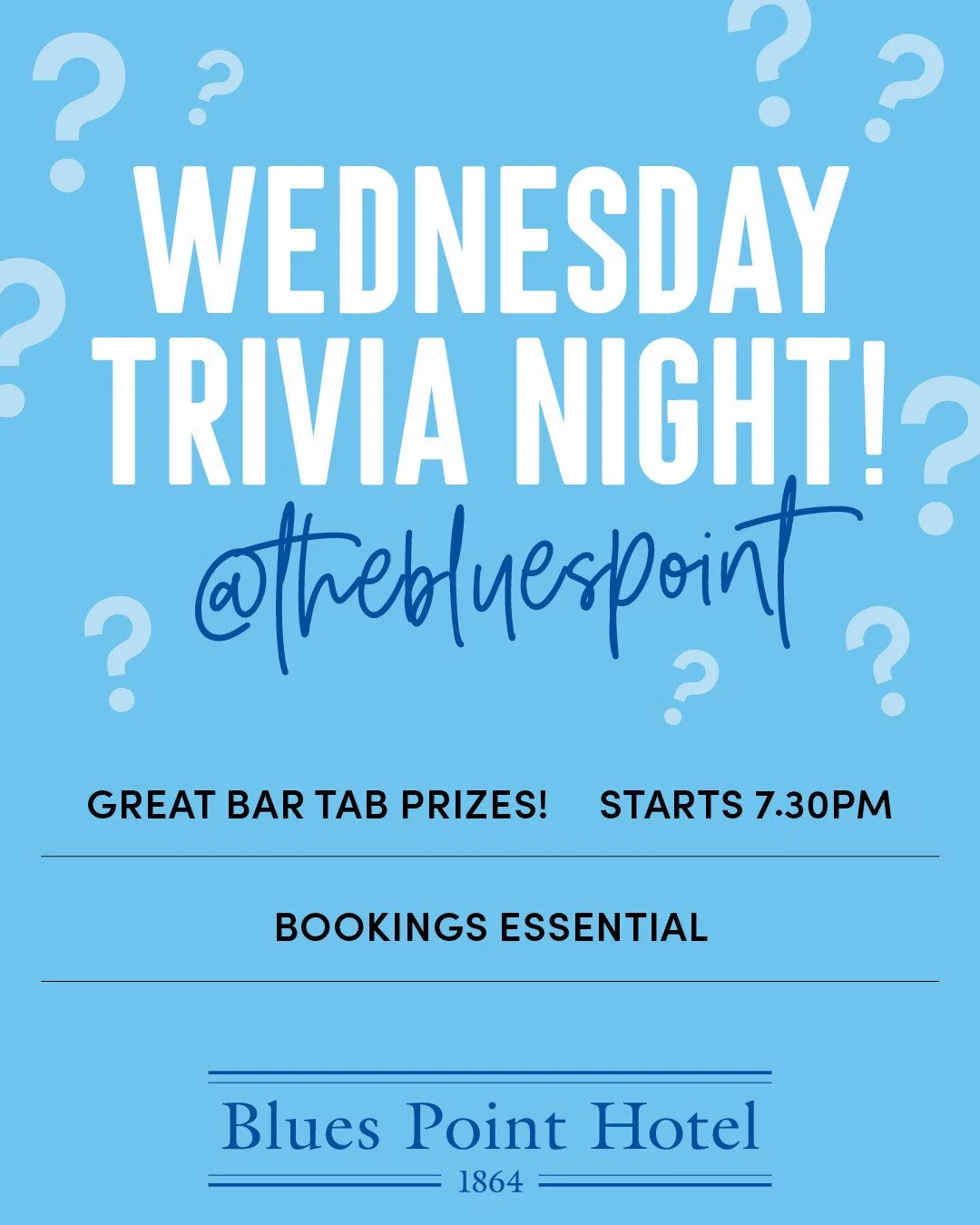 Born quizzy?! 🤓 Get your team together and test your knowledge - loads of fun and awesome bar tab prizes to be won at the best pub trivia around! ⁠📞 Phone 9955 2675 or head to the link in bio to secure your table - bookings are essential! #loveyour