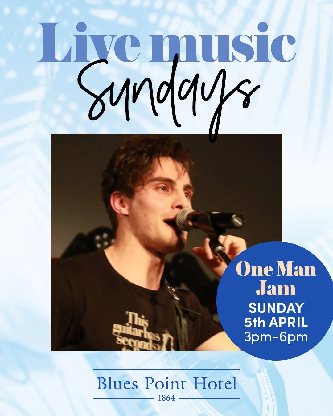 The long weekend vibes continue with One Man Jam playing your Easter Sunday arvo in the front bar 👏 Playing all the classics from 3-6pm 🙌🍺🎤 ⁠#loveyourlocal #seeyouattheblues⁠
⁠
🍽️ Full bistro menu available all day from 11.30am including Sunday 