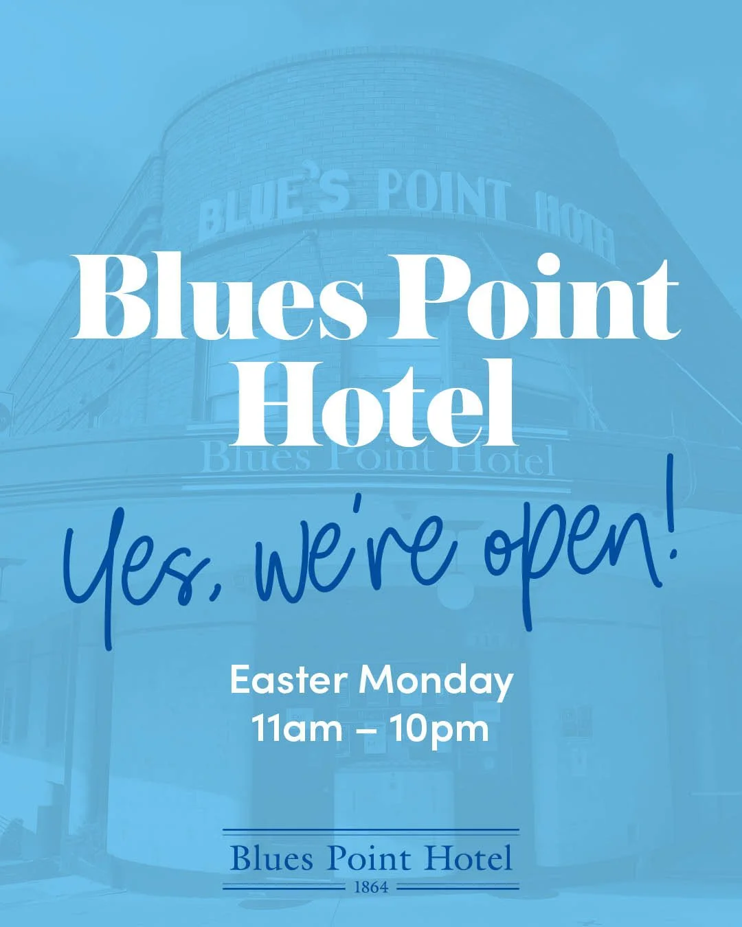 Yes, we're open today from 11am-10pm 👌⁠
#loveyourlocal #seeyouattheblues
