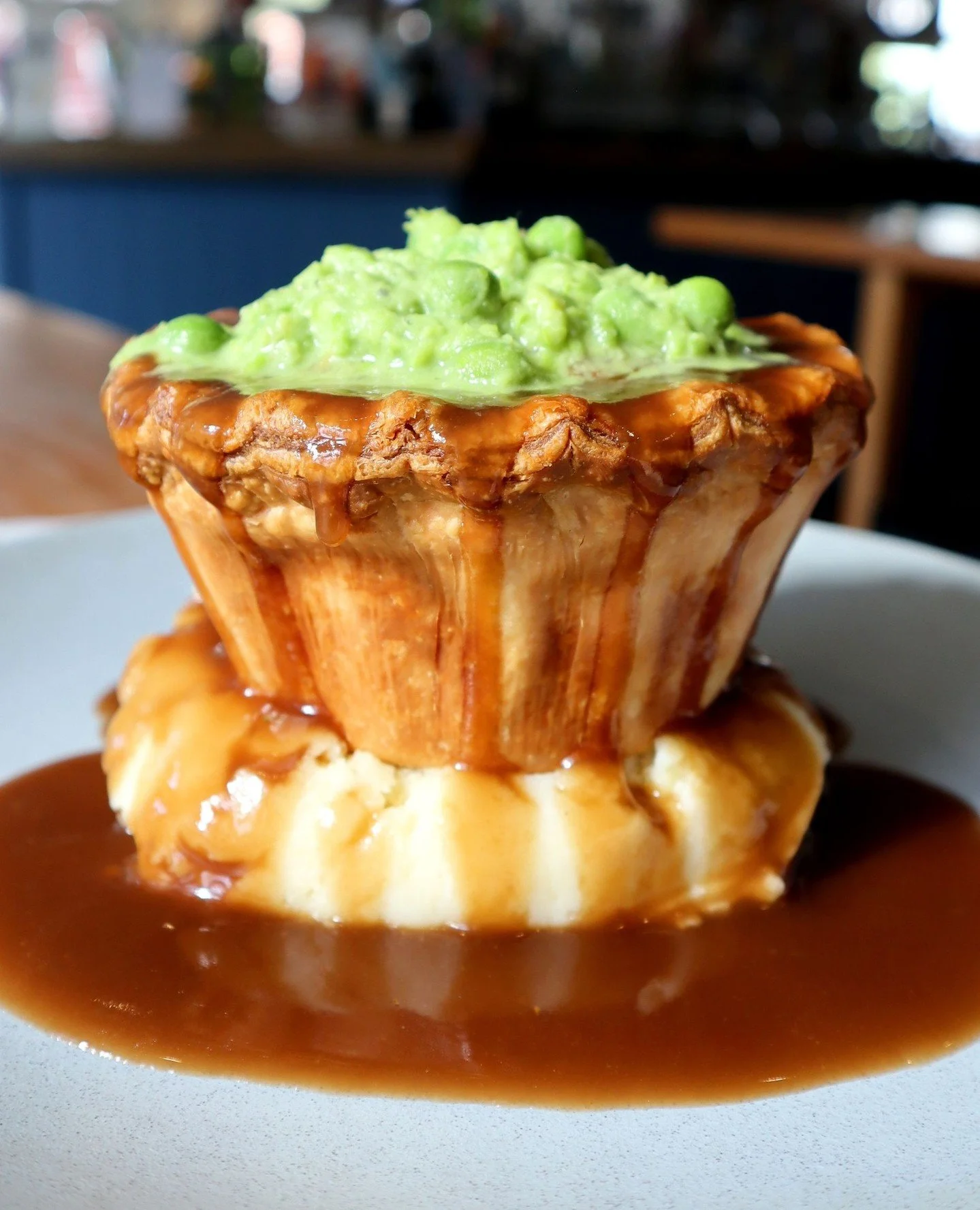Our NEW Autumn/Winter menu has arrived!🧣🥧Warm up with our EPIC Pie of The Day with Paris mash, mushy peas &amp; gravy. YUM! 😋🔥🍷⁠
#loveyourlocal #mcmahonspoint⁠
🔗 Head to the link in bio to see the full menu