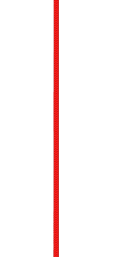A black hockey stick with a red stripe down the middle.