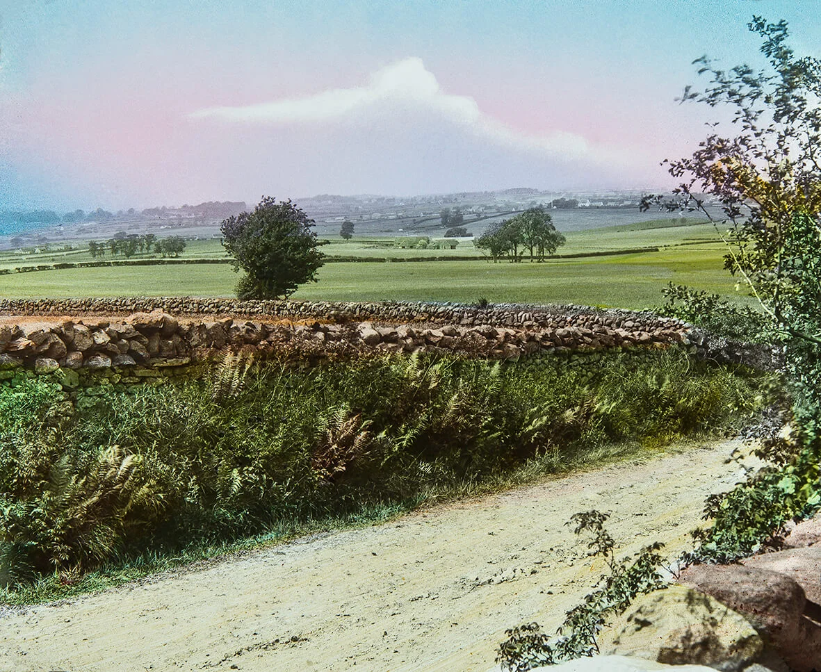 THE BATTLEFIELD AT BANNOCKBURN - SCOTLAND C1880