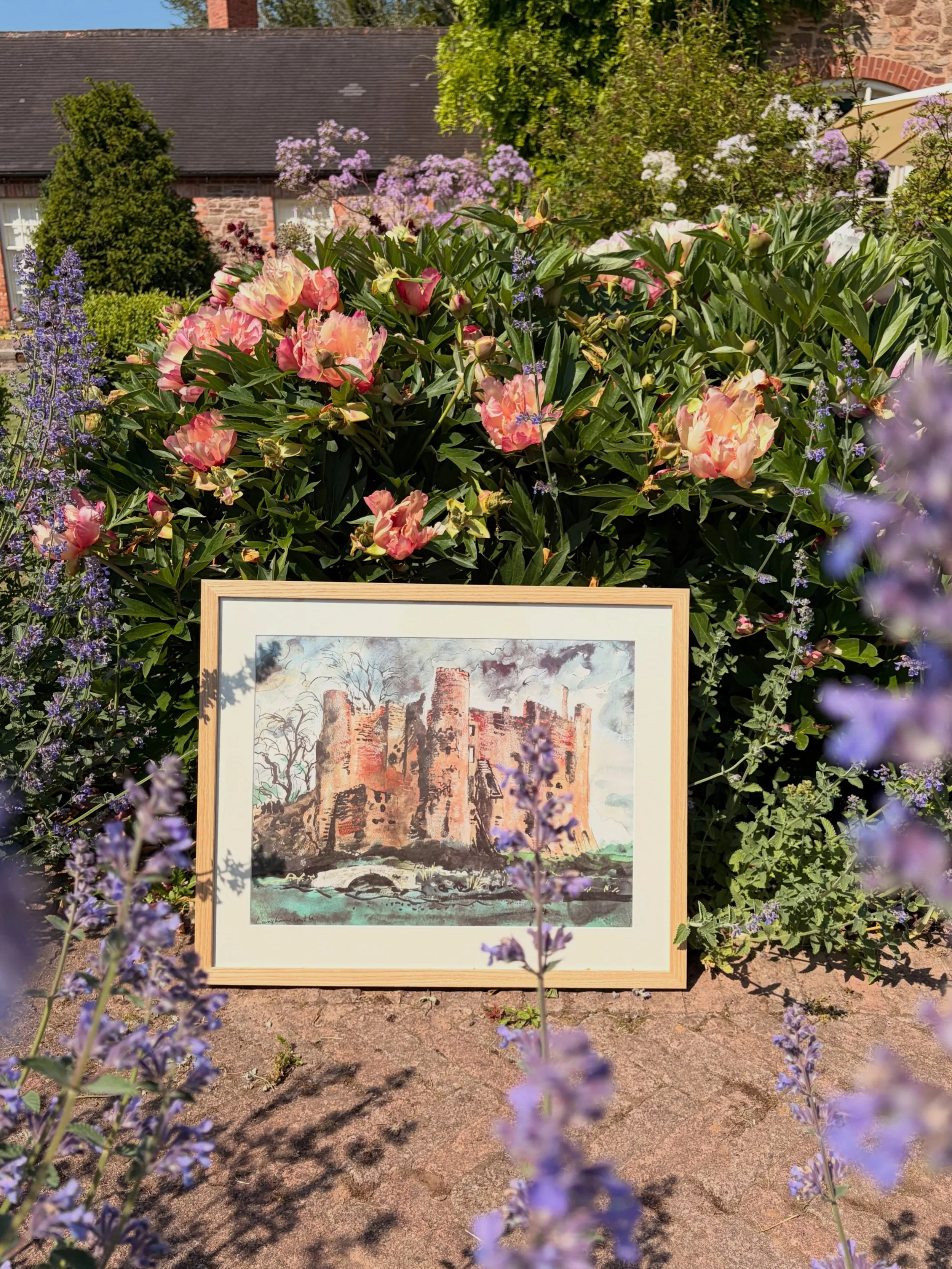 We have the wonderful @fiftiesart exhibiting artwork at Netherwood from Friday 5th - Sunday 14th June. This coincides with the last of our @nationalgardenscheme open gardens this year on 13th-14th June so do come along and enjoy the garden at the sam