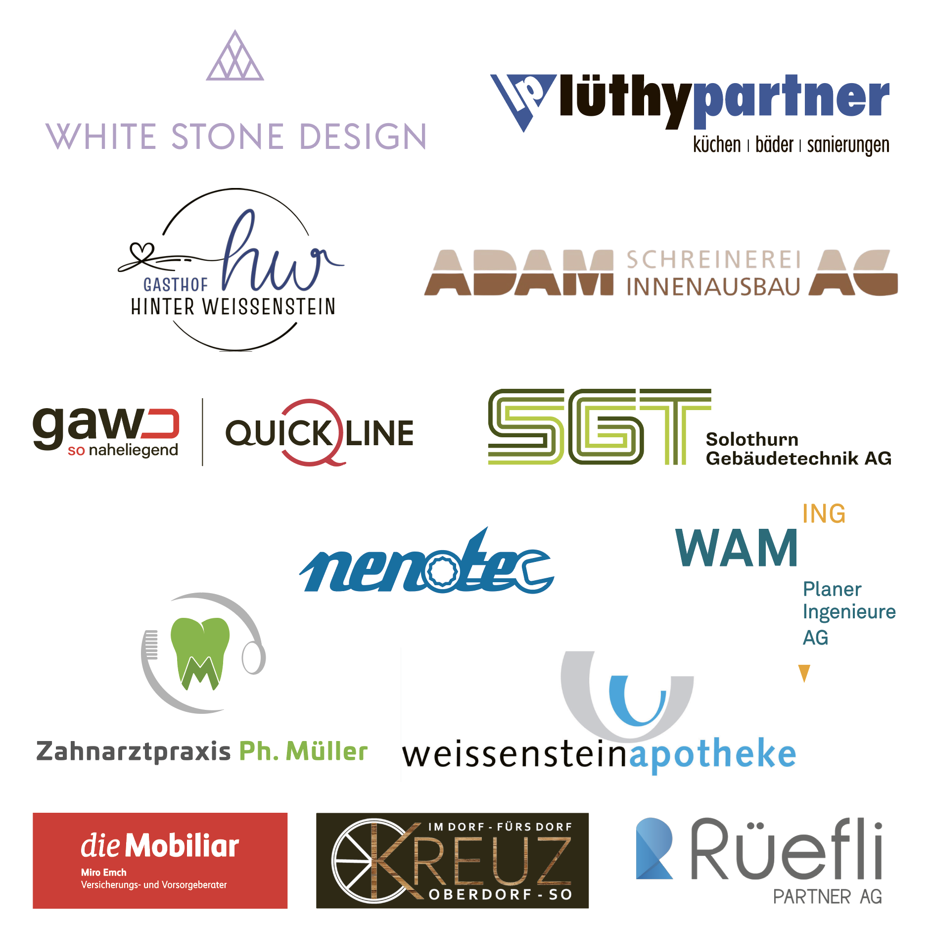 Logos silber Sponsoren