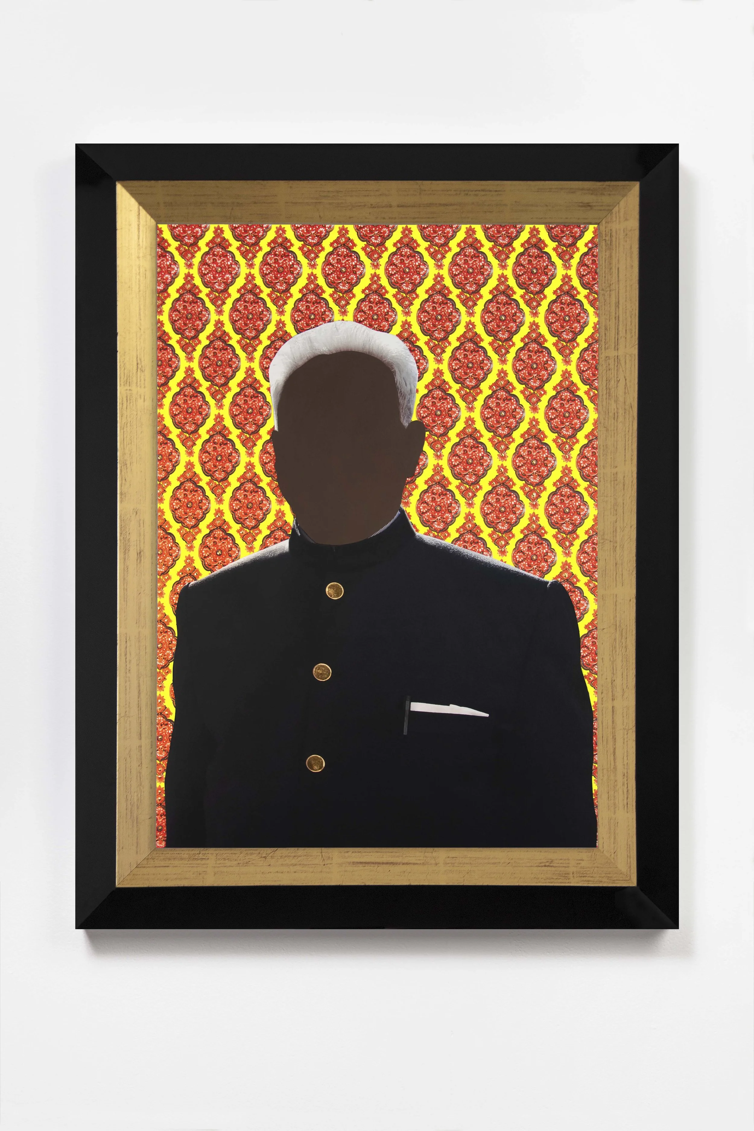Encounter, Cadmium 2018 © Nicola Green Painting, on giclée with hand applied 24k gold, 308gsm Hahnemuhle H52 x W40 cm £5,900 H64 x W47 cm £8,500