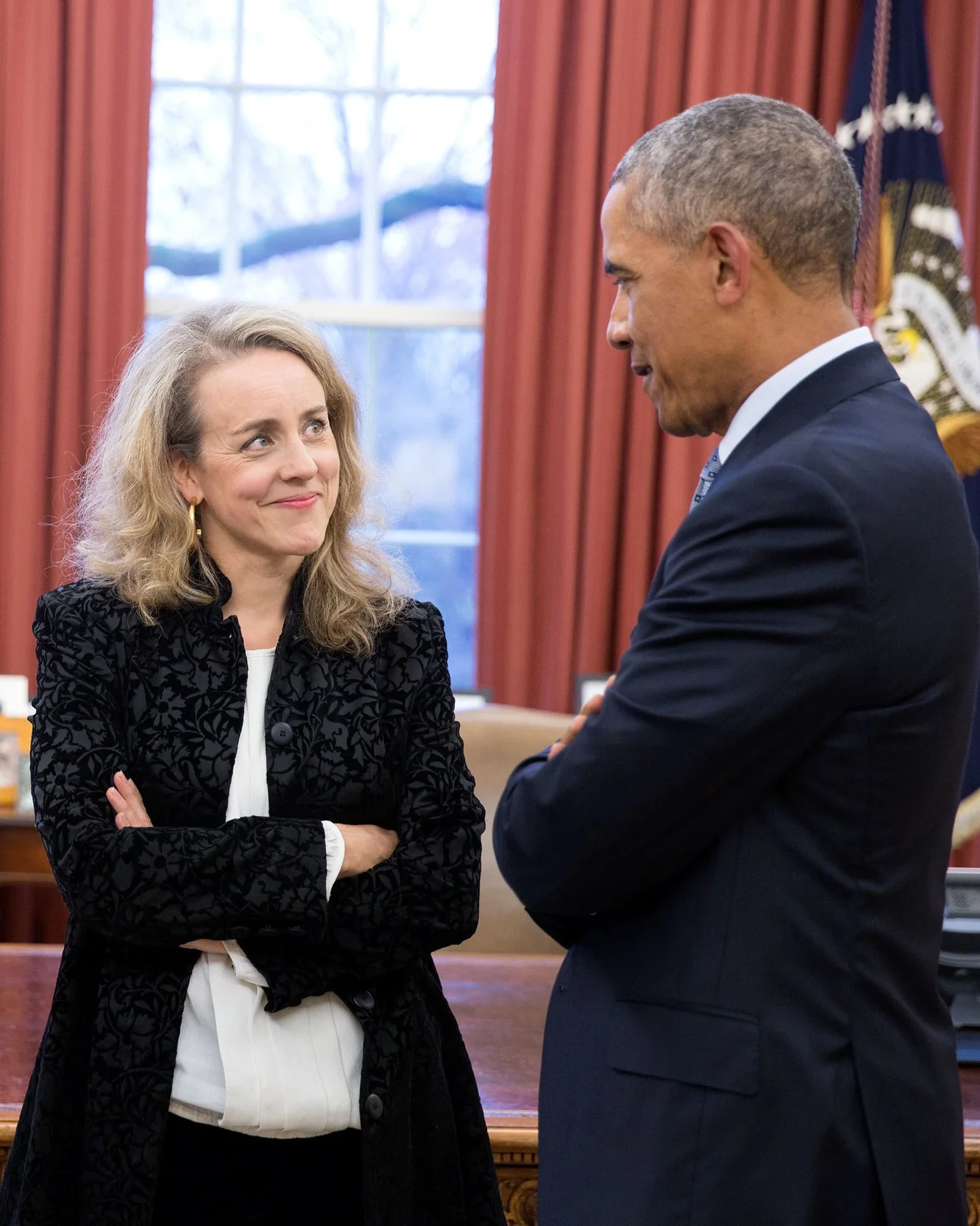 Nicola Green with President Barack Obama