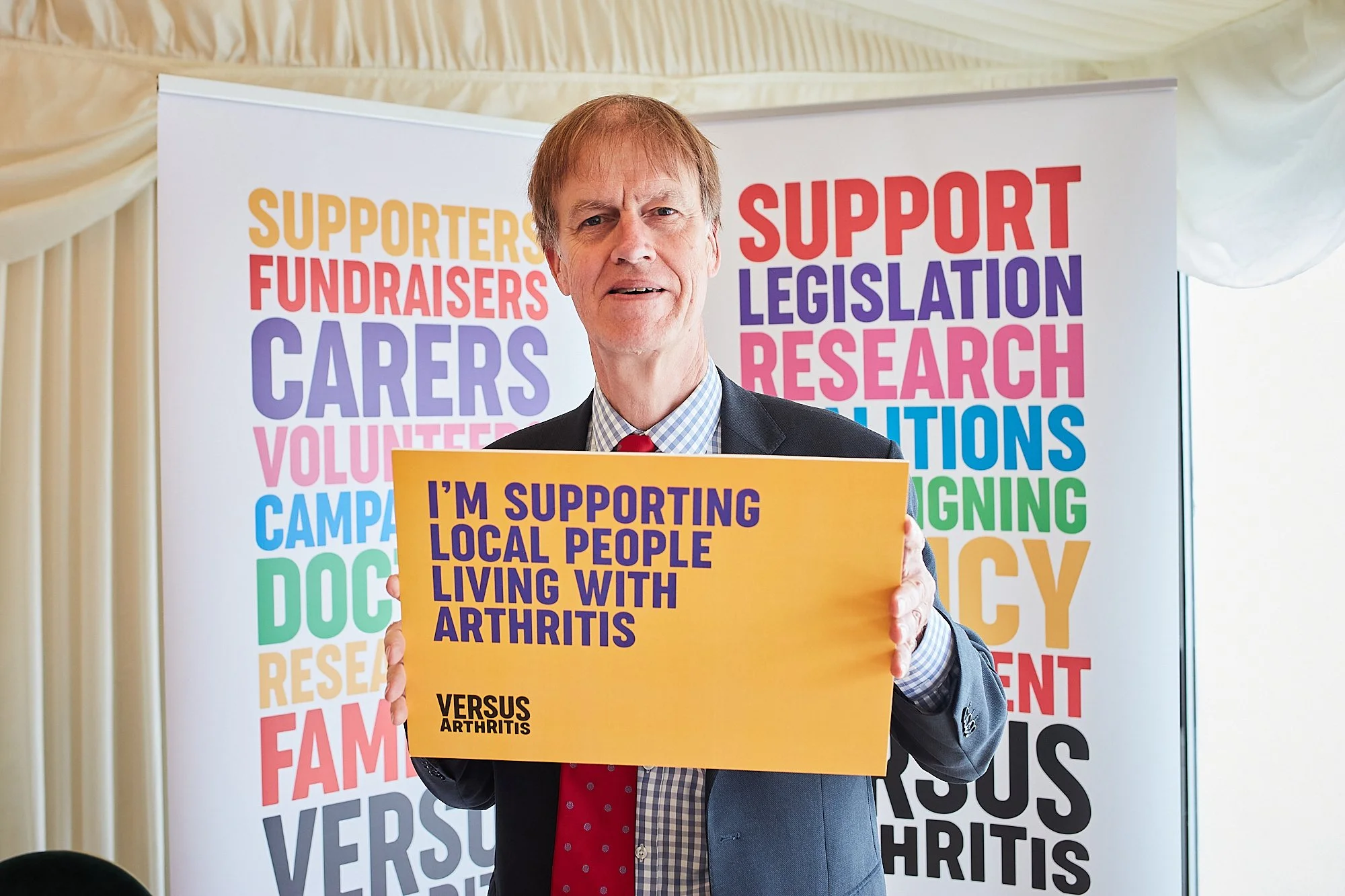Stephen shows his support for people with arthritis — Stephen Timms