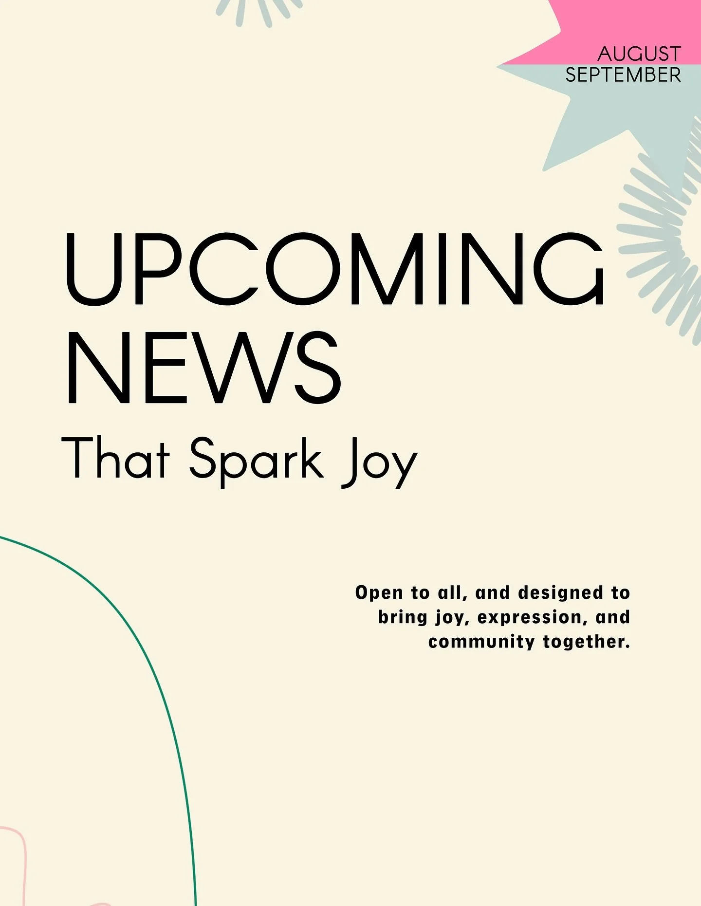USP is excited to announce several upcoming workshops and classes as summer comes to a close and the fall semester starts. Thank you for choosing to be a part of our community at USP! ✨🌟

Additional info in our description and stories.