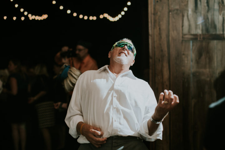 This father of the bride had a blast!