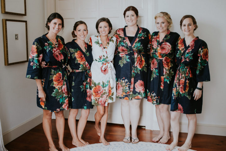 Matching bathrobes are always fun in photos.
