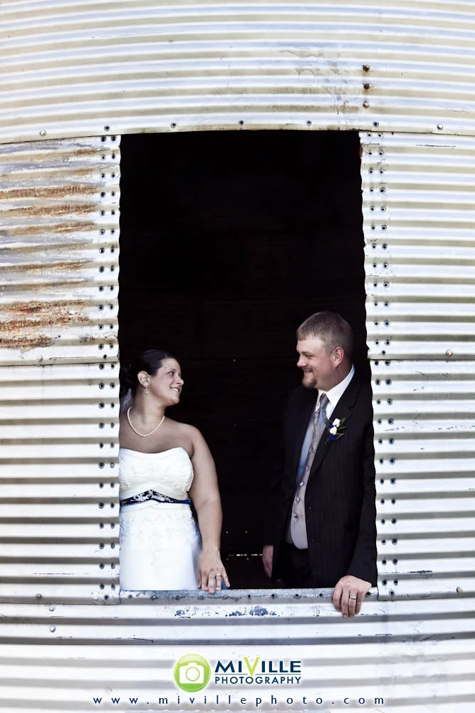 The farm provided some great and unique backdrops for the photos.