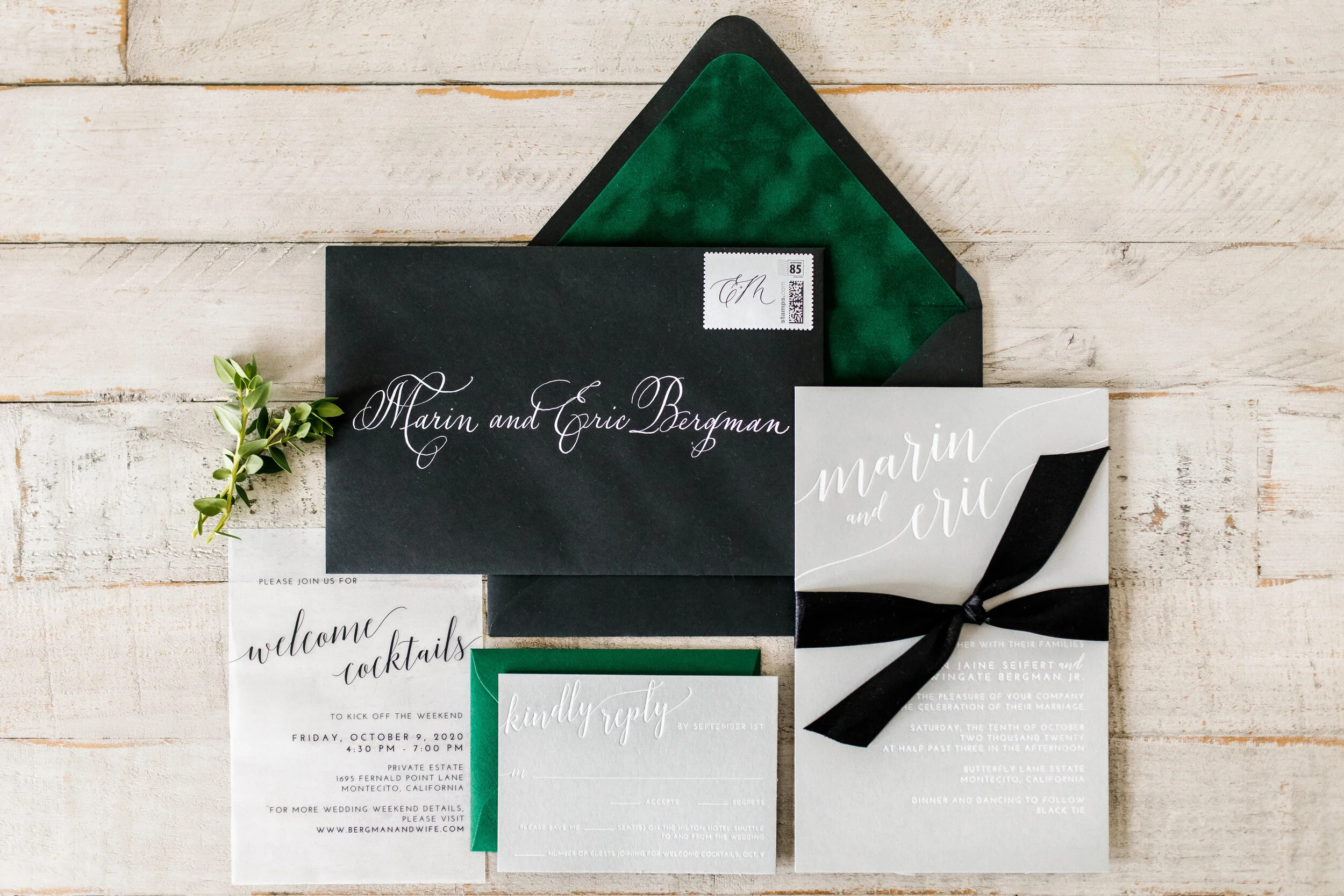 wedding invitation suite