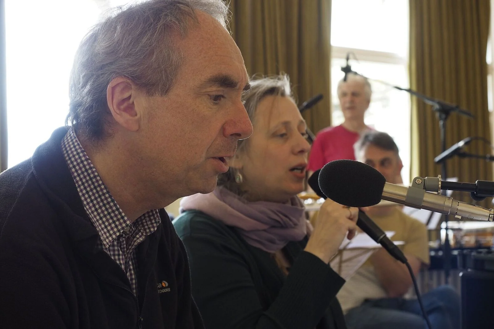 James Gilchrist and Brigitte Beraha