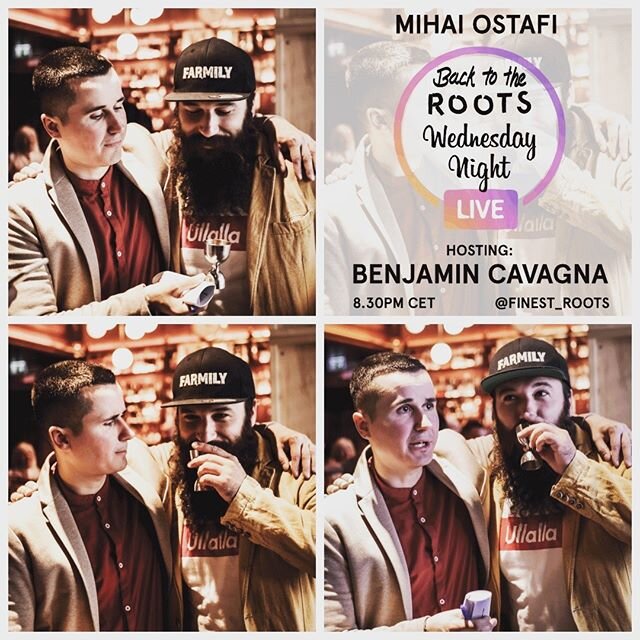 ⁣This Wednesday we kick off our #instagram #live !⠀
⠀
@mihaiostafi -@theoriolebar head bartender and ROOTS UK brand ambassador will host the one and only @benjicavagna.⠀
⠀
⠀
We are supper happy and honoured to host this man of many talents, such as (