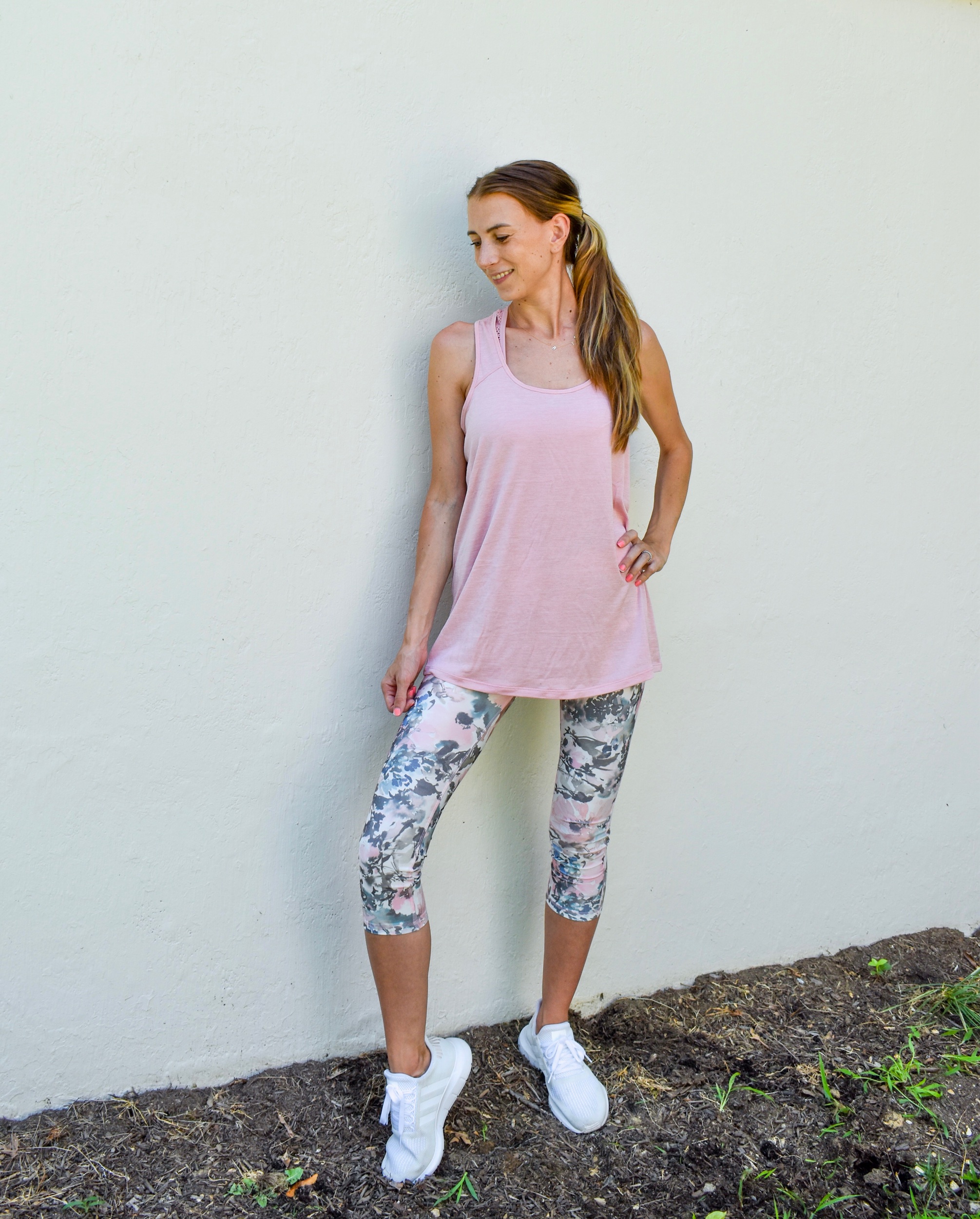 RBX Active Workout Outfit — a hint of gold
