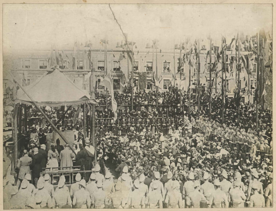 Laying foundation stone June 1890-1.jpg