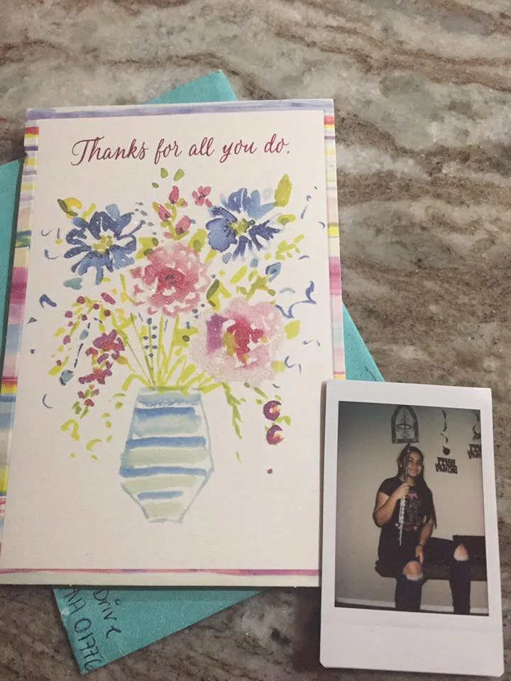 Spreading the love, receiving thanks