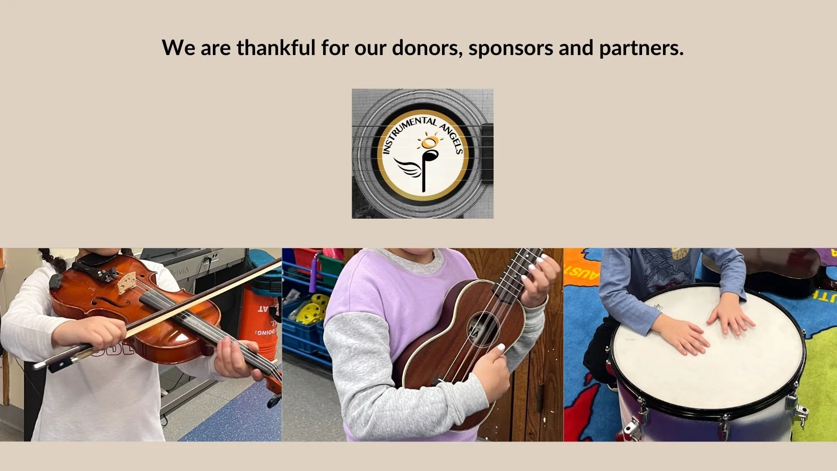 Happy Thanksgiving from Instrumental Angels