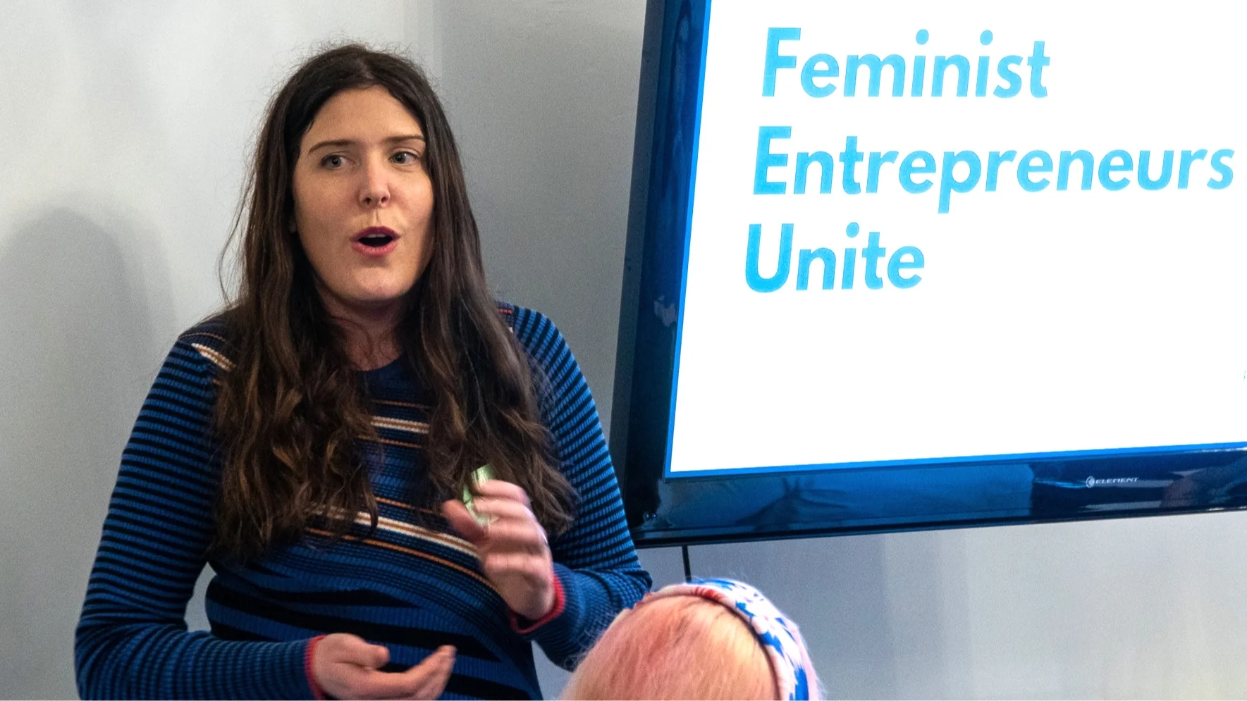 Powerbitches founder & CEO Rachel Hills starts the conversation.