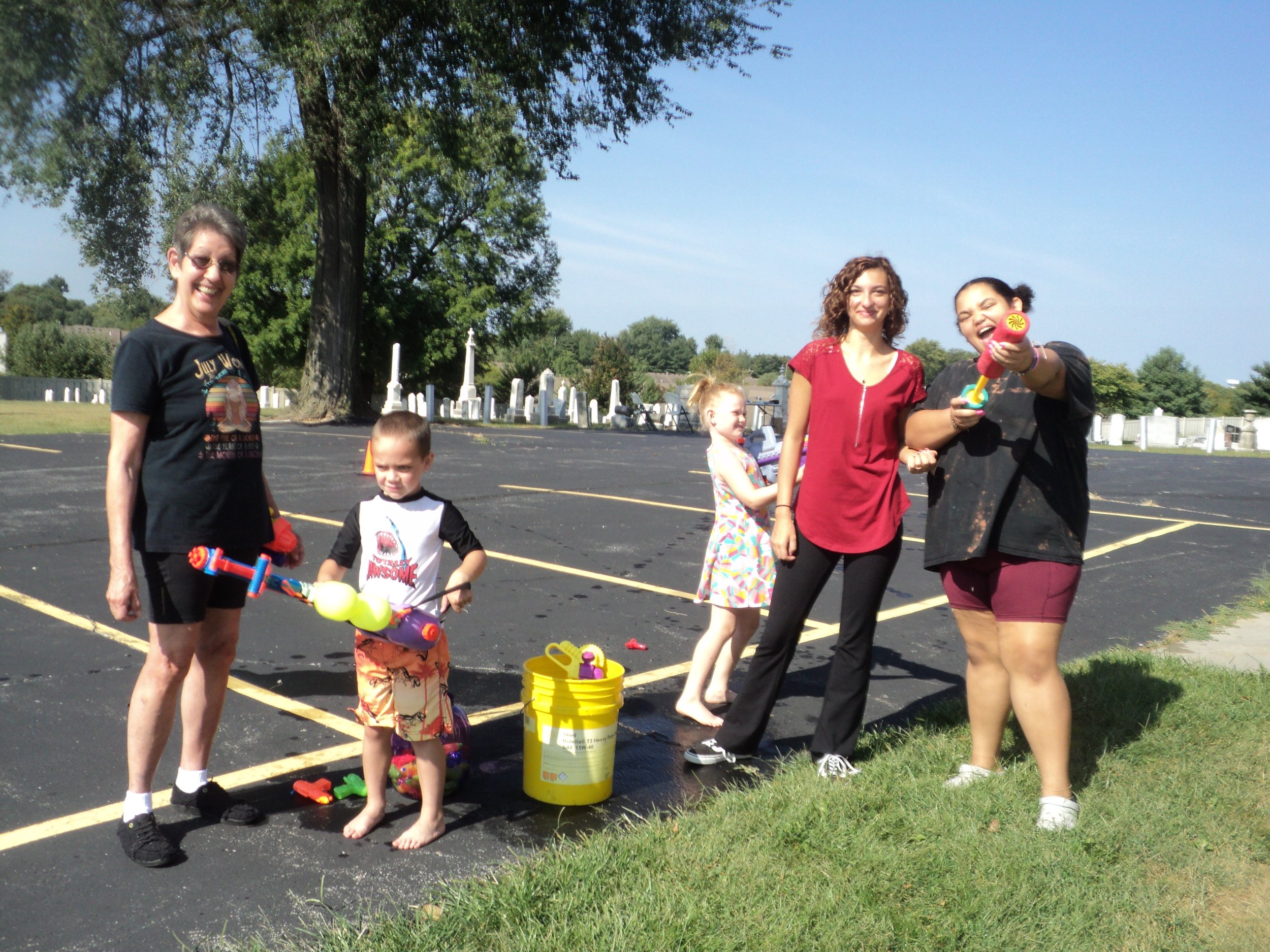 Getting Ready for a Watery Encounter Rally Day 9-10-23.JPG