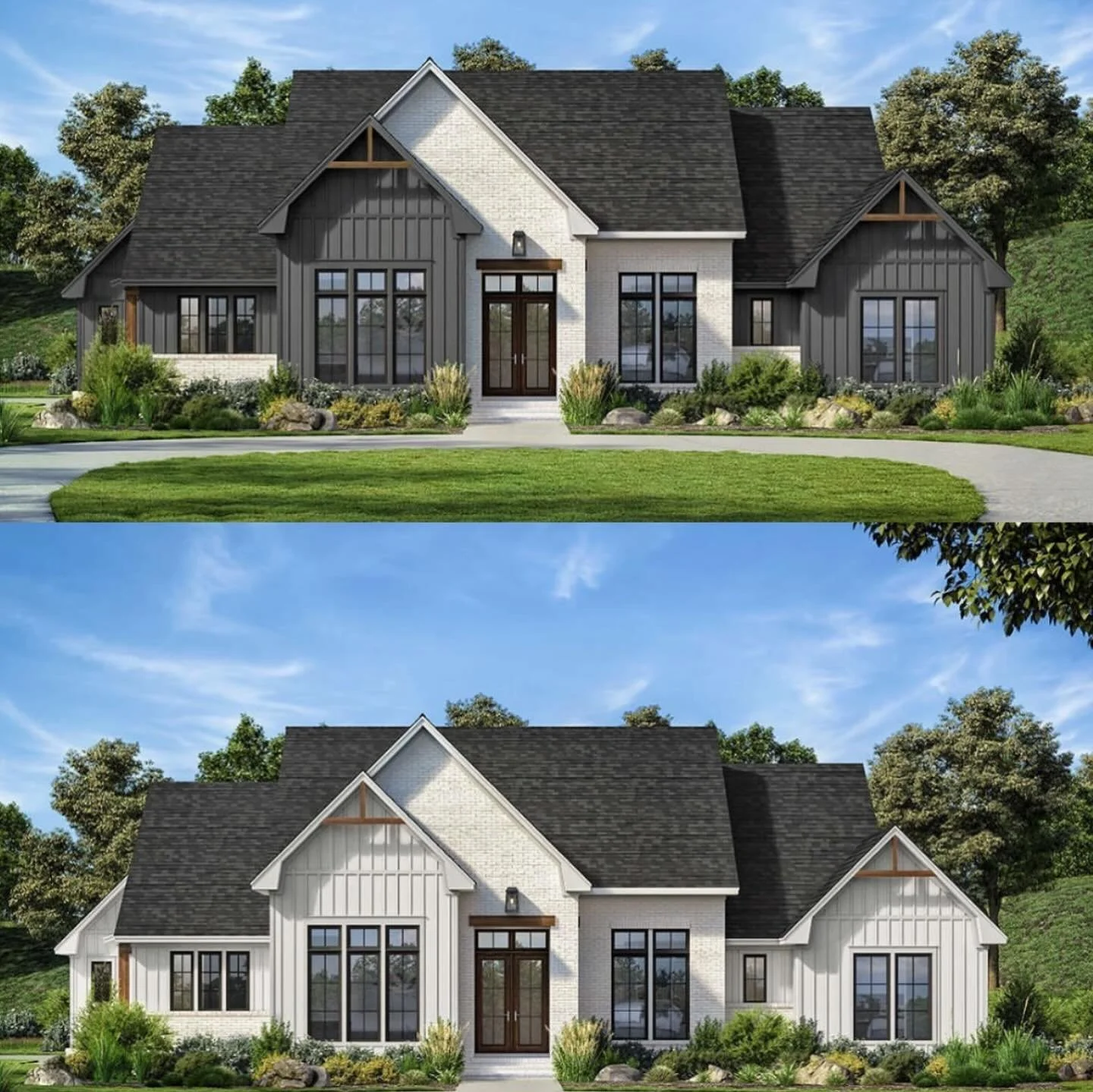 Do you have a corner lot or wide lot? This is the perfect plan. Many home plans are designed for regions that do not have lower levels. This plan needs a staircase added to reach the spacious lower level we love here in the Midwest. When you find a h