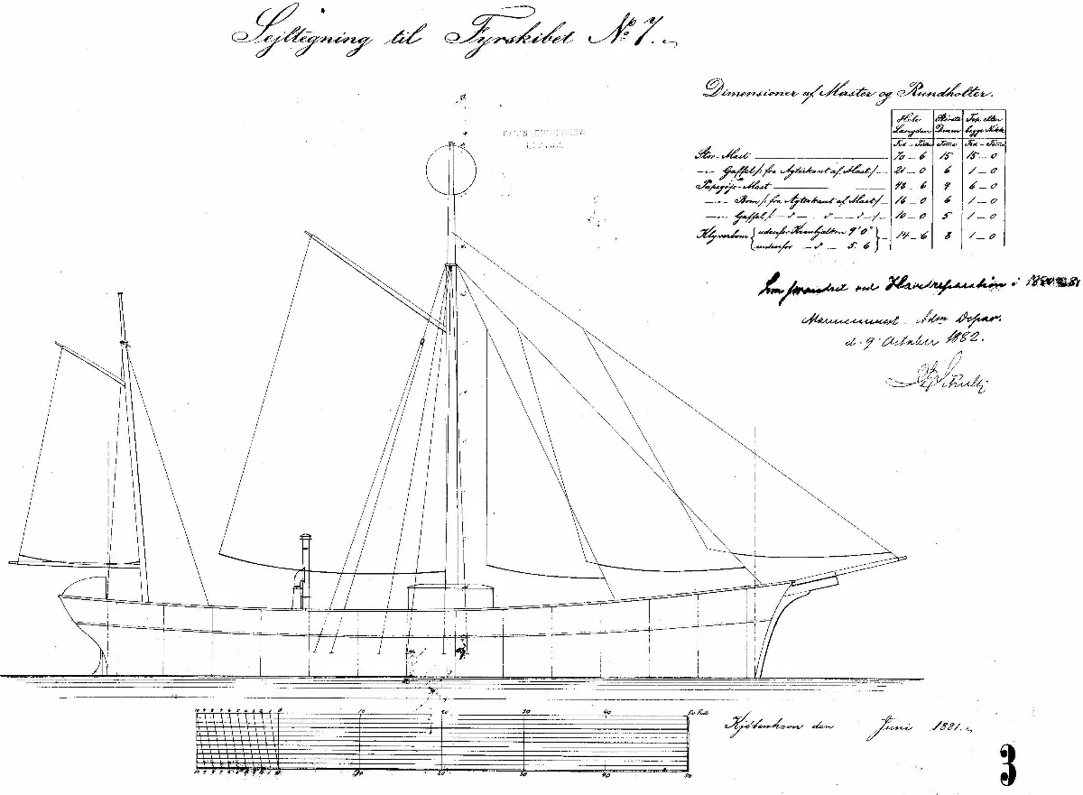 Sejl tegning til Fyrskib no. VII.jpg