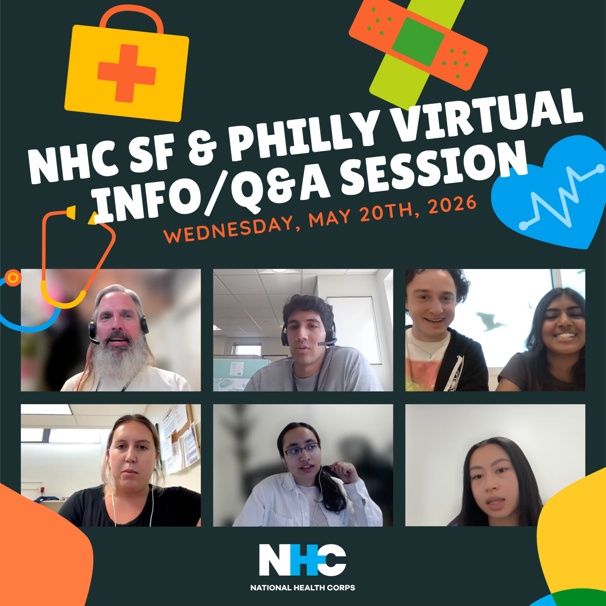 2026 NHC SF &amp; Philadelphia Member Led Info and Q&amp;A Session