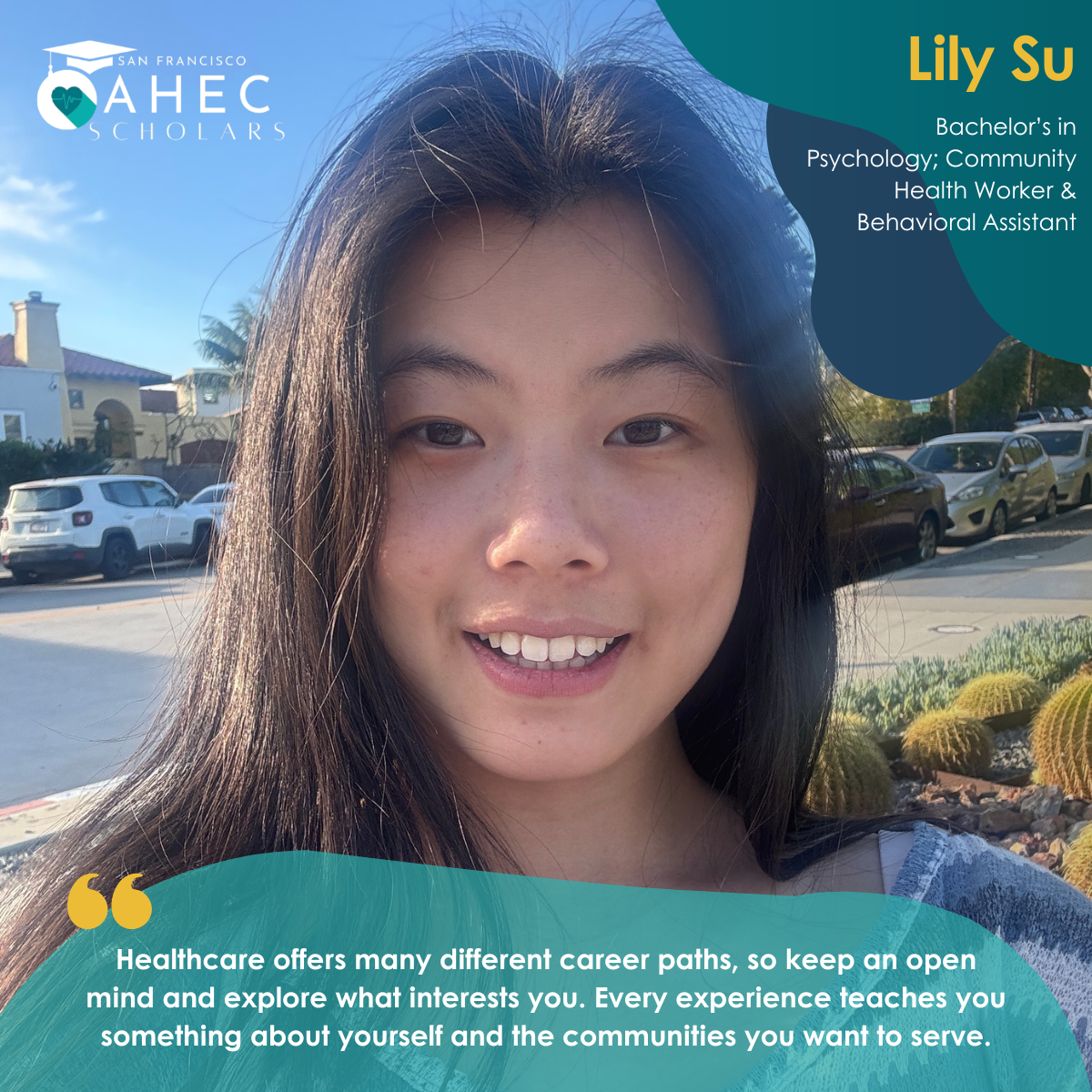 SF AHEC Scholars: Meet Lily Su!