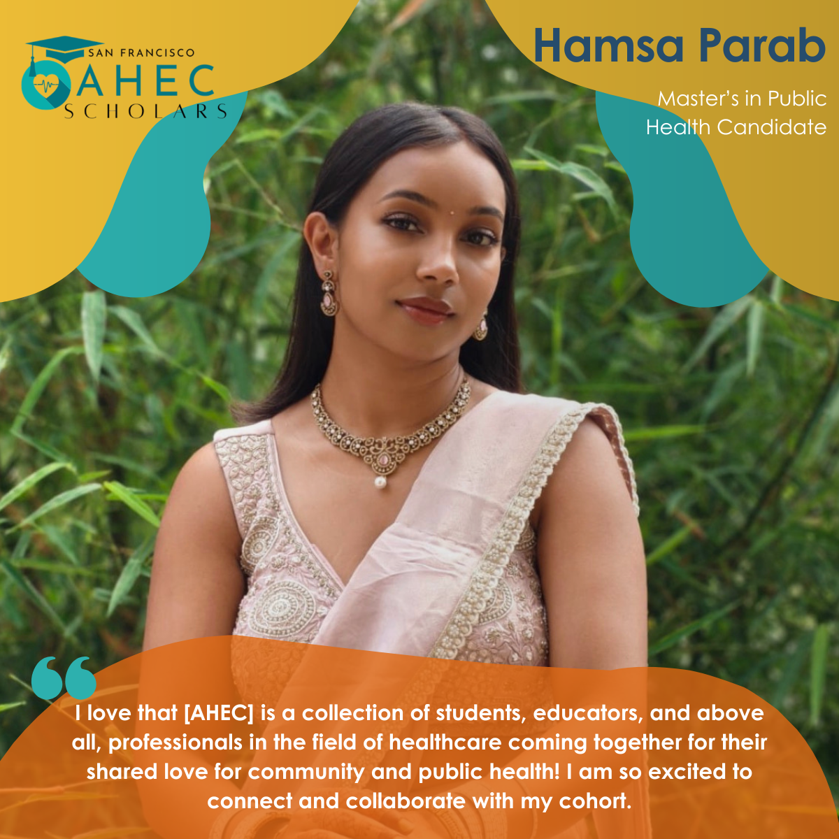 SF AHEC Scholars: Meet Hamsa Parab!