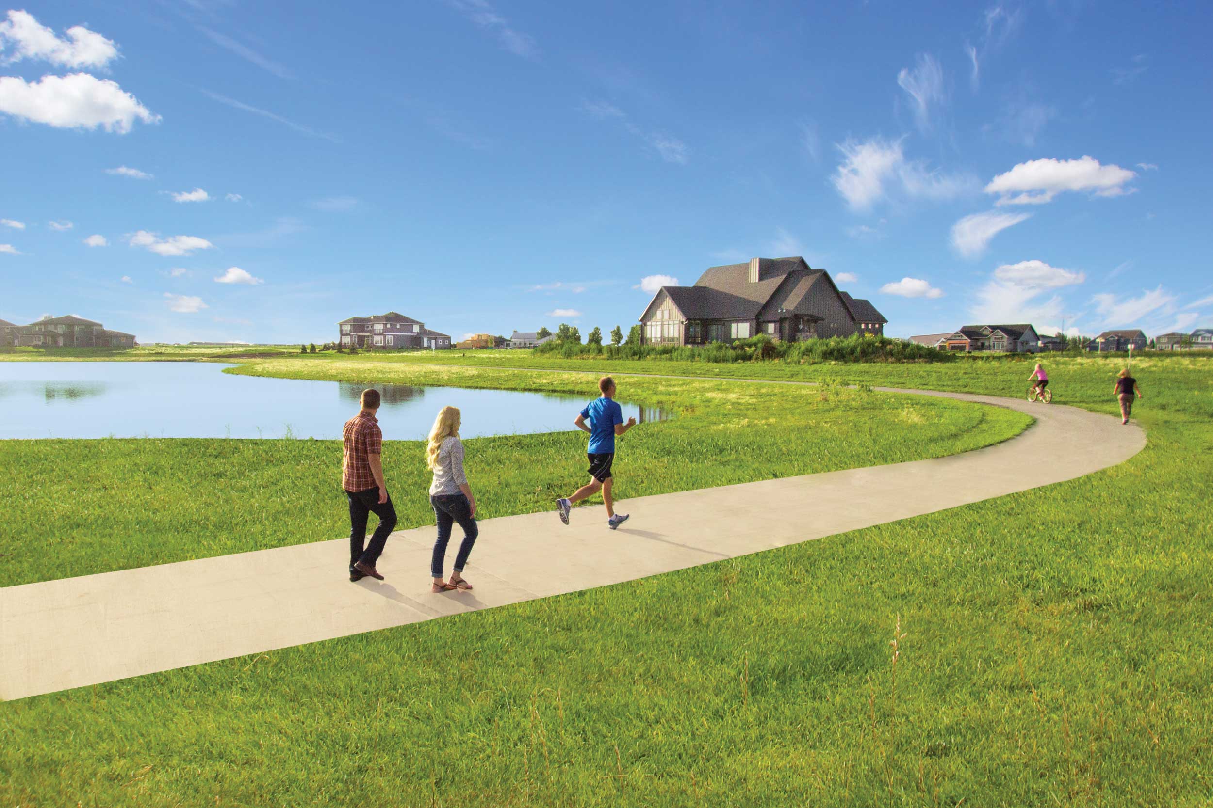 Recreational Trail and Pond