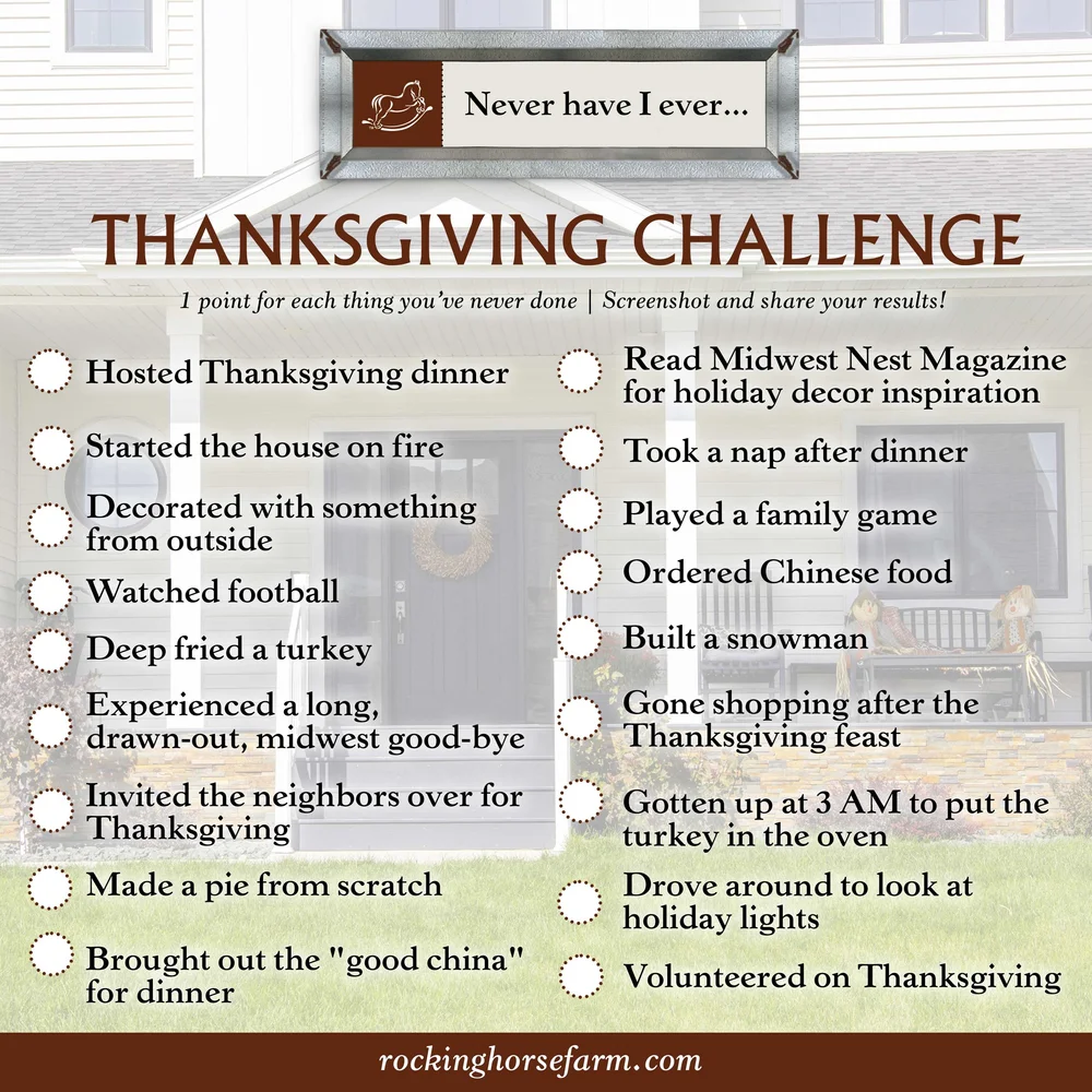 Thanksgiving Challenge | Rocking Horse Farm