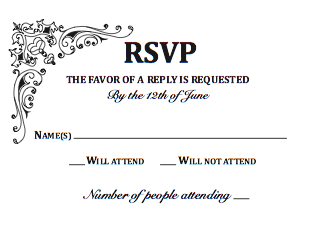 Wedding RSVP