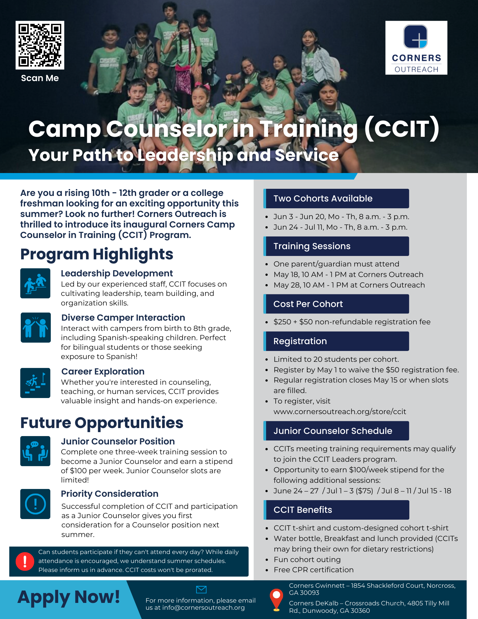 CCIT Program — Corners Outreach