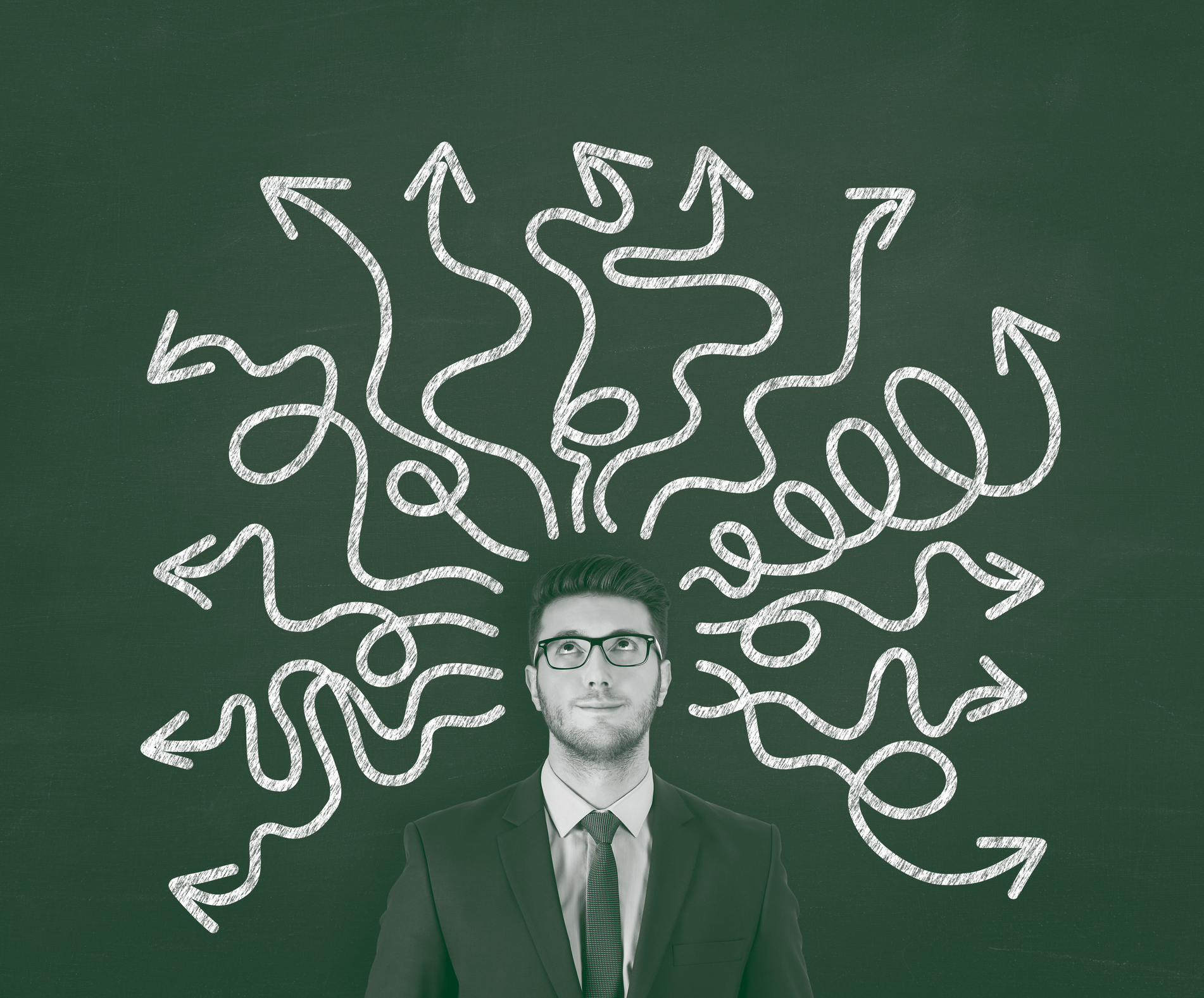 duotone image illustrating ADHD challenges