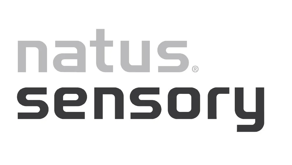 Natus Sensory logo in black and gray text on a white background.