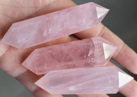 The fair and lovely   Rose Quartz  , with its gentle pink essence, is a stone of the heart, a Crystal of Unconditional Love. It carries a soft feminine energy of compassion and peace, tenderness and healing, nourishment and comfort.