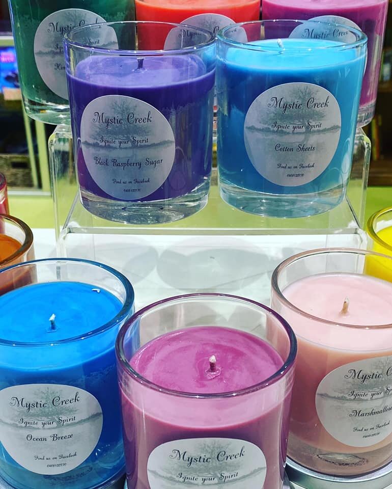 OUR STAPLE MYSTIC CREEK CANDLES HAVE BEEN TOPPED UP AND ARE SELLING QUICK, GRAB YOUR OWN TODAY FOR JUST $28 OR GRAB OUR DEAL 2 FOR $50