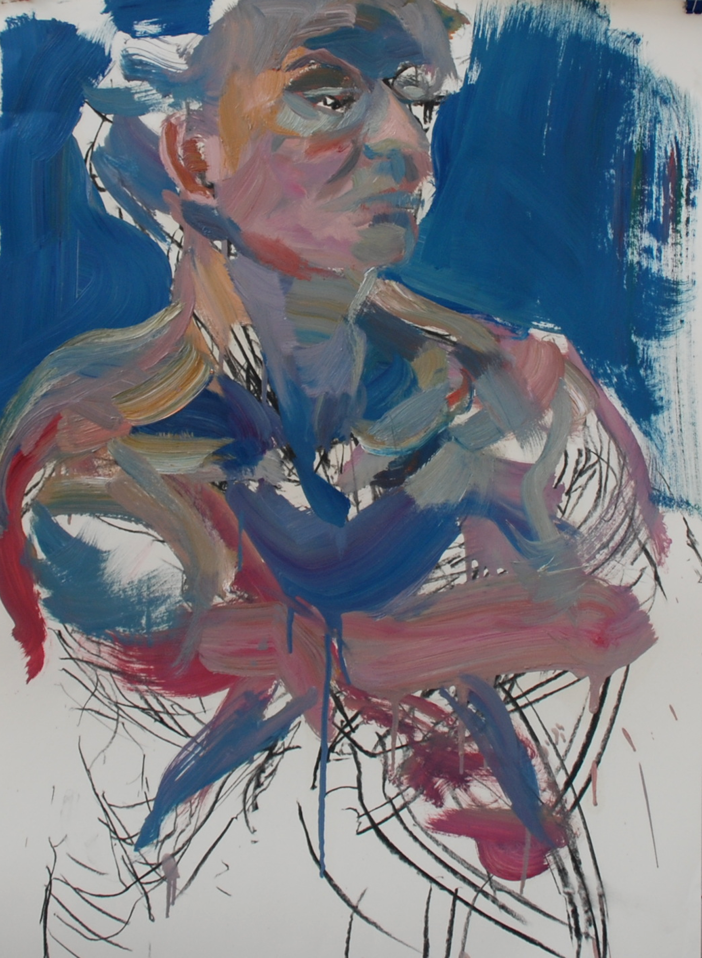 Elina Aho, From Series In-Between, 2012, charcoal, oil on paper, 84 x 59 cm.png