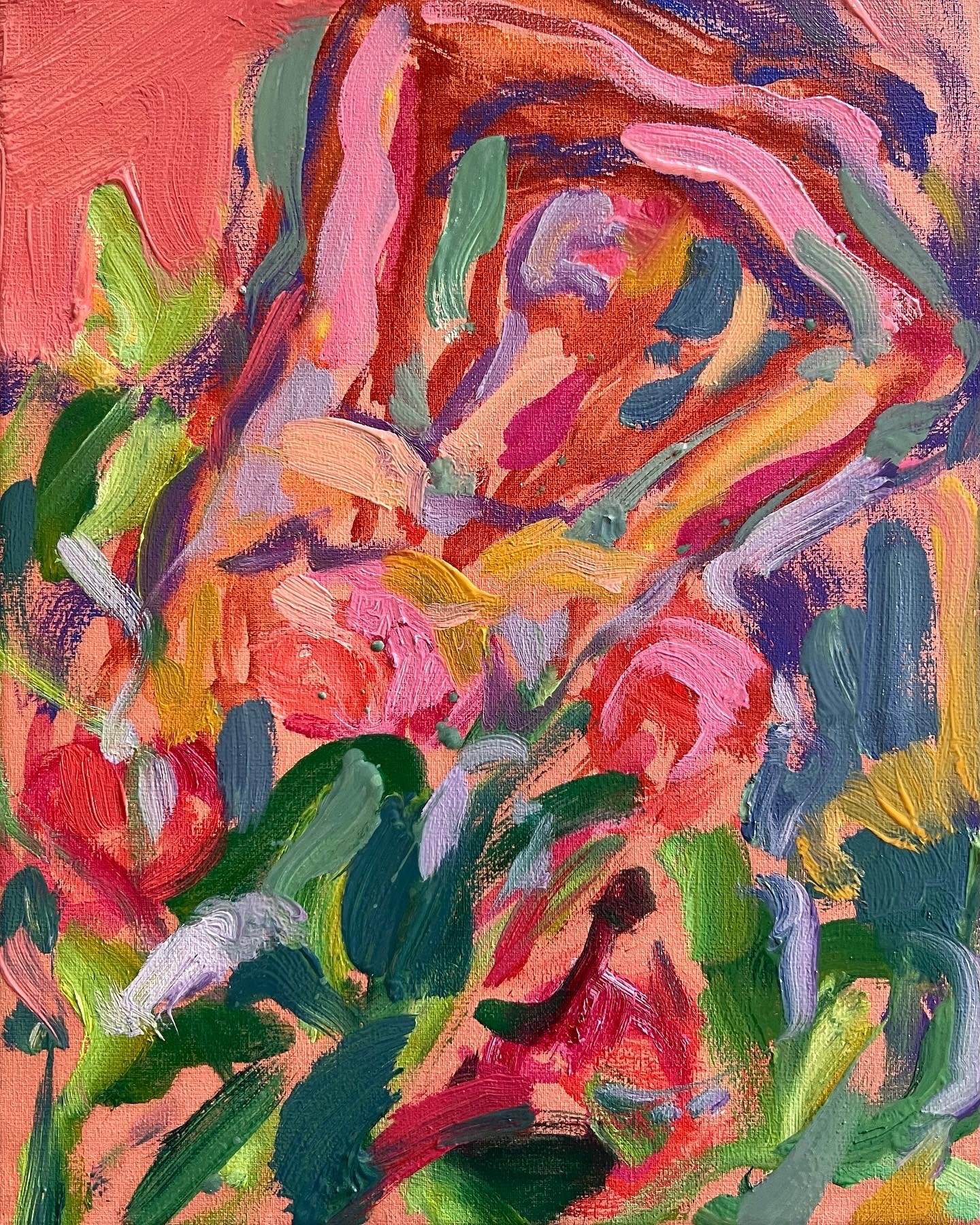 The Wild Garden III, 2022, oil on canvas, 24 x 30 cm